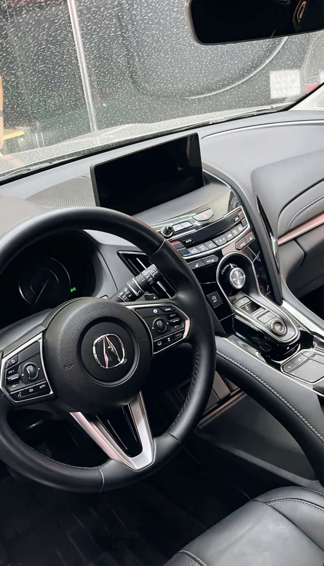 Spotless Acura interior dashboard detail